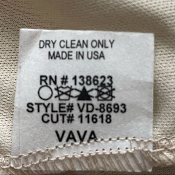 VaVa By Joy Han Rochelle Black/Gray/Tan Off The Shoulder Dress Women’s Sz L - Picture 10 of 14